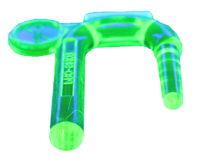 Pro-Shot UV Bore Light & Chamber Flag .22 Cal & Up Fiber Optic Neon Green 2 Pack