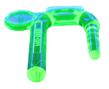 Pro-Shot UV Bore Light & Chamber Flag .22 Cal & Up Fiber Optic Neon Green 2 Pack
