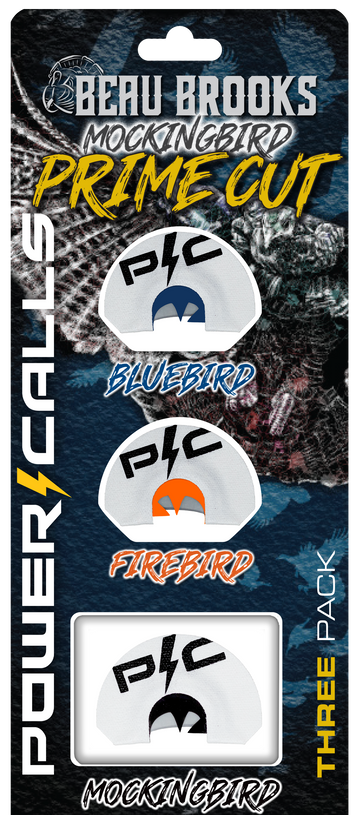 Higdon Decoys Power Calls Beau Brooks Mockingbird Diaphragm Call 3 Pack