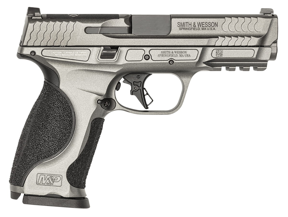 Smith & Wesson M&P 9 M2.0 Metal Optic Ready 9mm Luger 4.25" 17+1 Semi-Auto Pistol - Tungsten Gray