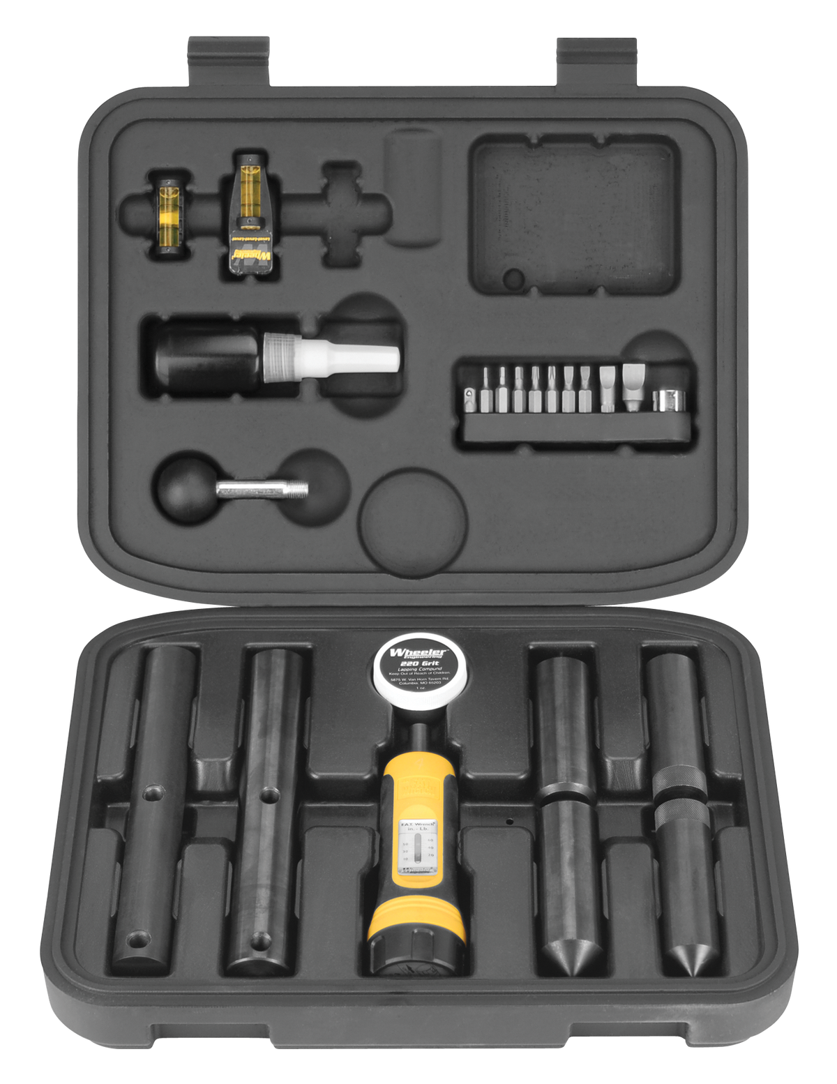 Wheeler Scope Mounting Kit Combo 1in/30mm Black Metal