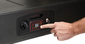 Hornady Rapid Safe AR Gunlocker RFID 2-Rifle Gun Safe Black Steel
