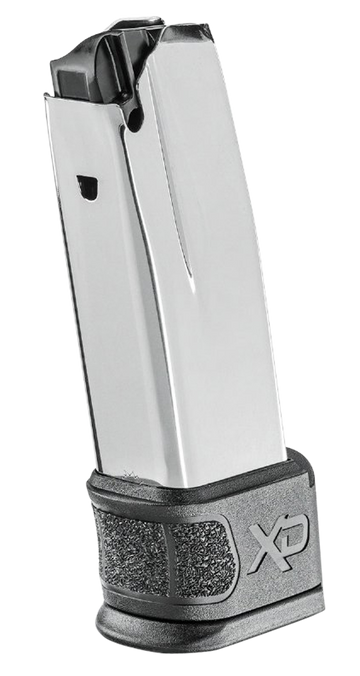 Springfield Armory XD Mod.2 9mm Luger 10-Rd Stainless Steel Magazine - Black Sleeve Extension