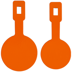 Champion Targets Impact Steel TYL Rimfire Targets Orange 4 Pack