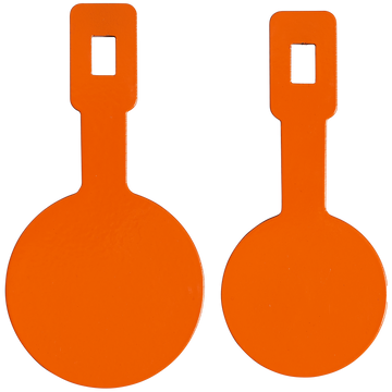 Champion Targets Impact Steel TYL Rimfire Targets Orange 4 Pack