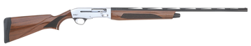 TriStar Viper G2 Pro 28 Gauge 2.75" 5+1 28" Semi-Auto Shotgun - Silver Cerakote, Turkish Walnut Stock