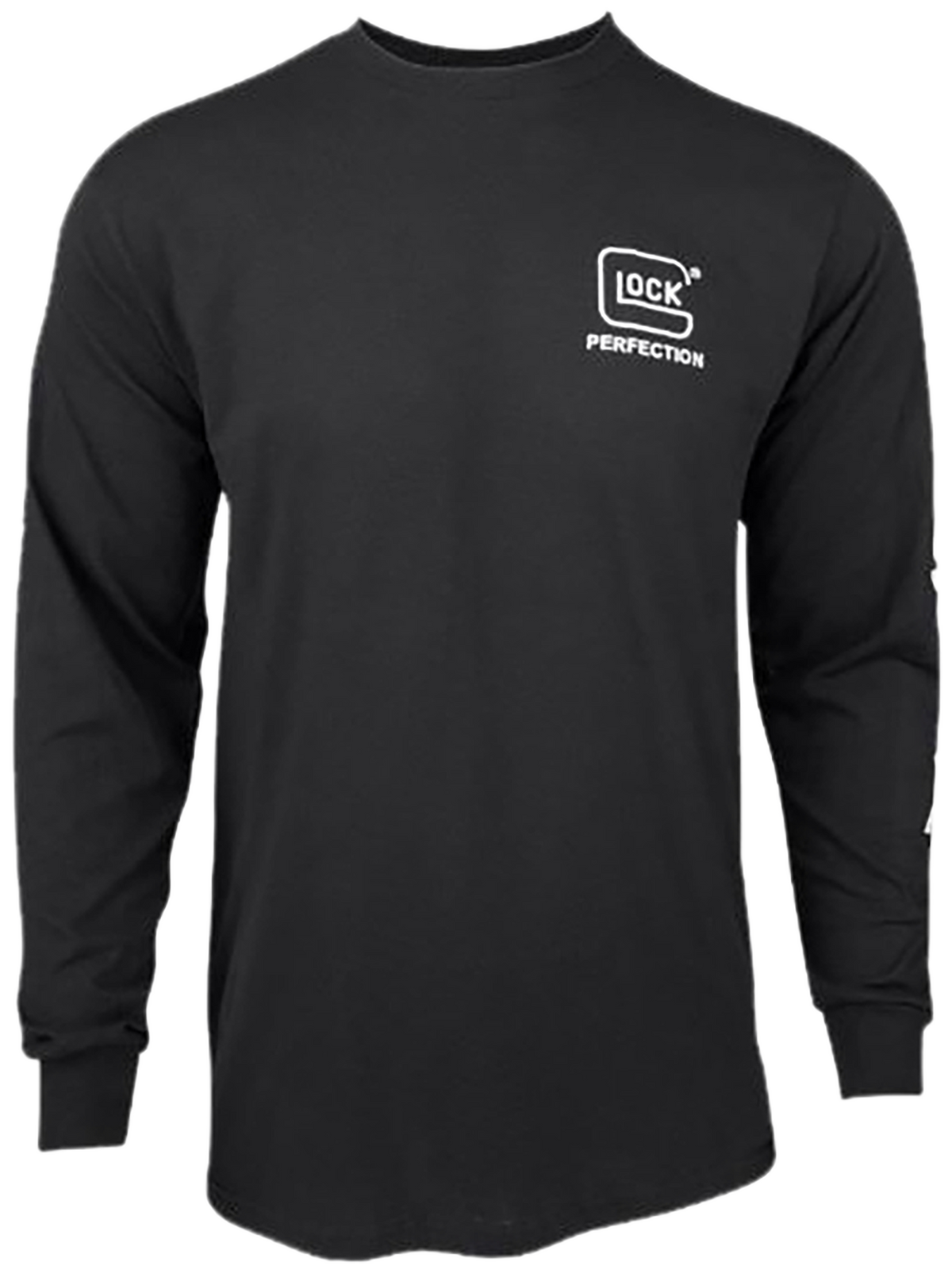 Glock Perfection Long Sleeve Tee Black Pre-Shrunk Cotton 2XL