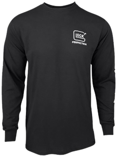 Glock Perfection Long Sleeve Tee Black Pre-Shrunk Cotton 2XL