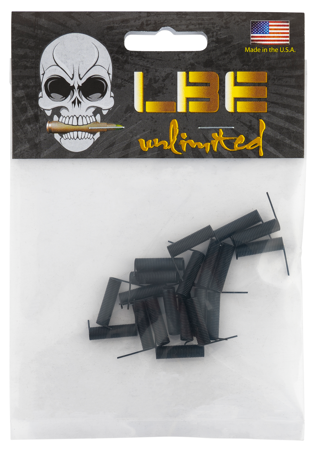 LBE Unlimited AREPS20PK Ejection Port Cover Spring 20-Pack AR-15 Black Stainless Steel