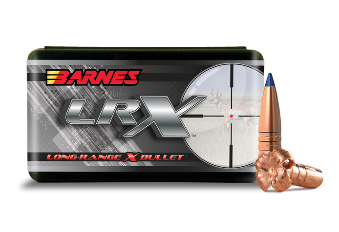 Barnes Bullets LRX Boat Tail 25 Cal .257 117gr Reloading Bullets - 50/Box