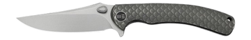 WE Knife Dracarys 3.58" M390 Stonewashed Folding Frame Lock Flipper Knife - Gray Titanium - Limited Edition