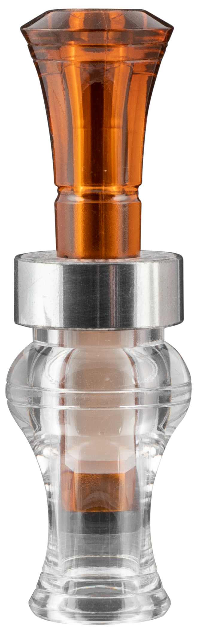 Mo Tactical Products Echo Calls Timber Double Reed Mallard Duck Call - Bourbon & Water Brown/Clear Polycarbonate