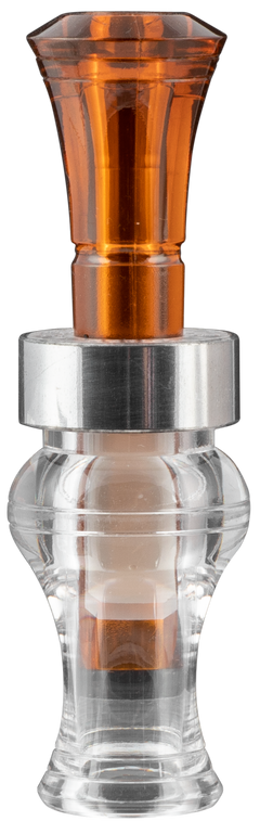 Mo Tactical Products Echo Calls Timber Double Reed Mallard Duck Call - Bourbon & Water Brown/Clear Polycarbonate