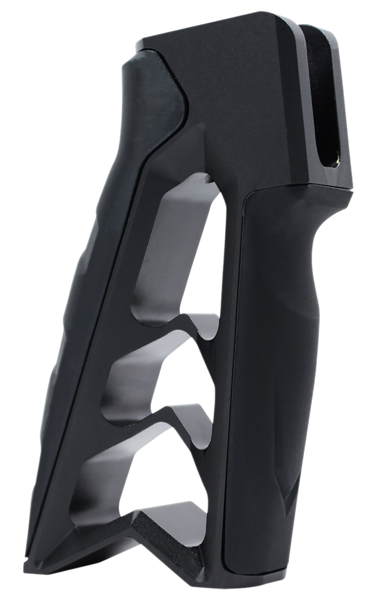 Tyrant CNC MOD V2 AR-10/AR-15 Pistol Grip - Black Aluminum
