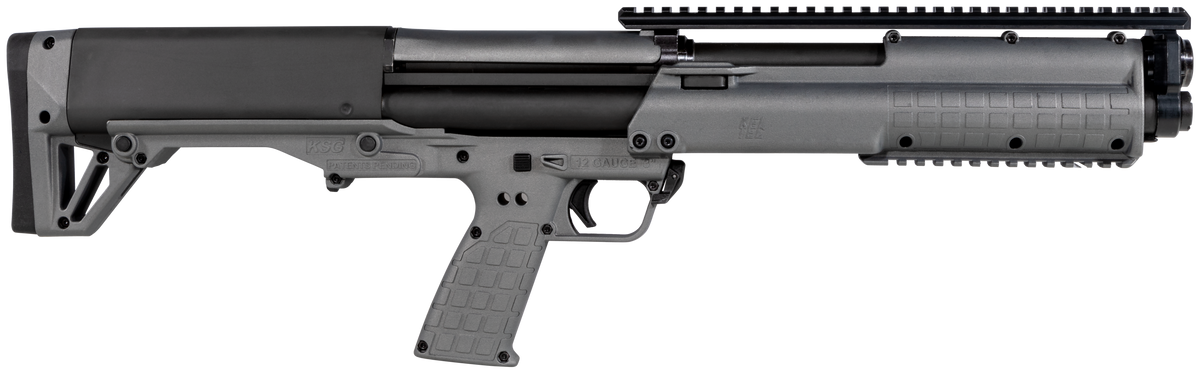Kel-Tec KSG Tactical Gray 12 Gauge 3" 18.50" 14+1 Pump Bullpup Shotgun