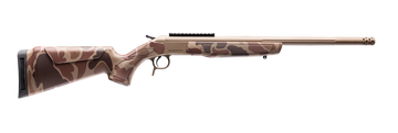 CVA Cascade Takedown 223 Rem 20" Single-Shot Rifle - FDE Cerakote / Duck Camo