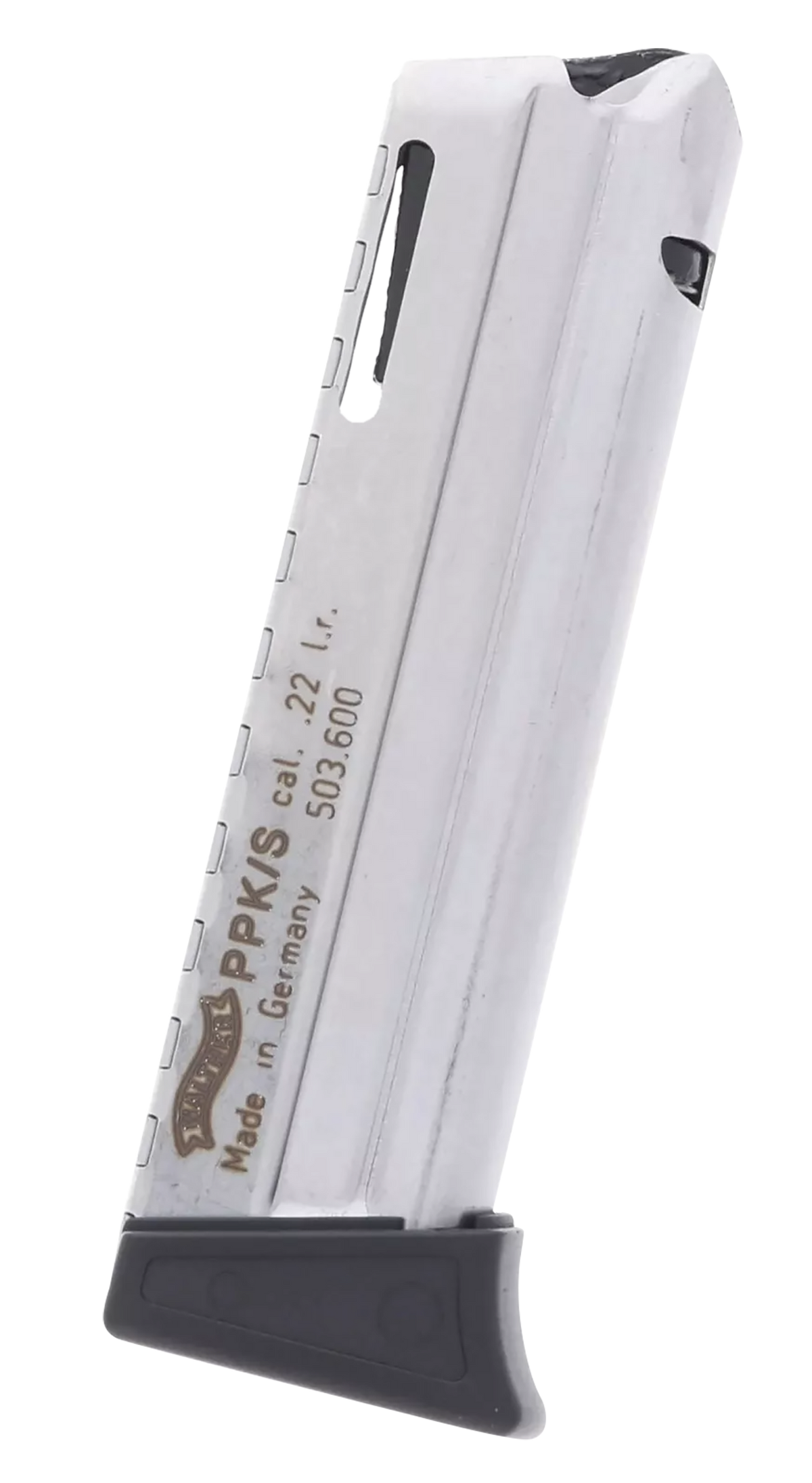 Walther Arms PPK/S 22 LR 10-Rd Black Polymer Detachable Magazine