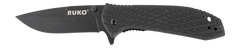 Rynoblade Knives Ruko Socius 3.25" 440C Black Oxide Folding Knife