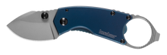 Kershaw Antic 8710 1.70" Folding Drop Point Plain 8Cr13MoV Blue PVD SS Handle