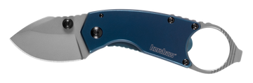 Kershaw Antic 8710 1.70" Folding Drop Point Plain 8Cr13MoV Blue PVD SS Handle