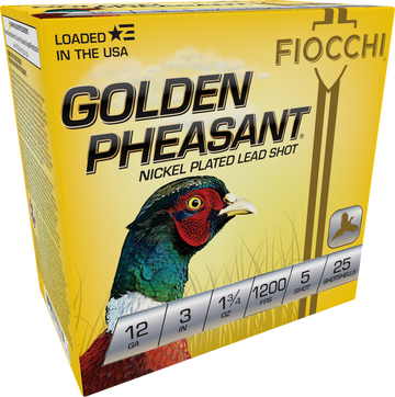 Fiocchi Golden Pheasant Extrema 12 Gauge 3" 1-3/4 oz 5 Shot - Box or Case