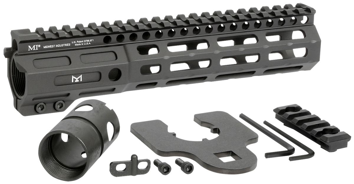 Midwest Industries Night Fighter 9.25" M-LOK AR-15 Handguard - Black Anodized