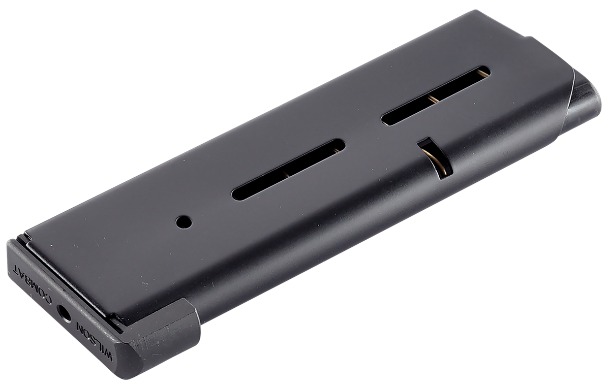 Wilson Combat 47DOXB 1911 Officer 45 ACP 8rd Steel Floor Plate Detachable Magazine - Black