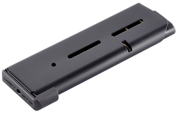 Wilson Combat 47DOXB 1911 Officer 45 ACP 8rd Steel Floor Plate Detachable Magazine - Black