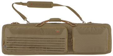 Tac Six 10833 Unit 46" Tactical Rifle Case Coyote 600D Polyester 2 Rifles