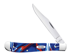 Case 11229 Patriotic Kirinite Slimline Trapper 3.25" Folding Pocket Knife