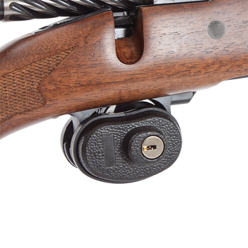 Allen 15415 Trigger Lock Keyed Black Steel - Handgun/Rifle/Shotgun