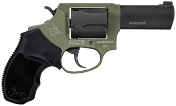 Taurus Defender 605 357 Mag/38 Special +P 3" 5-Rd DA/SA Revolver - Sniper Green Frame