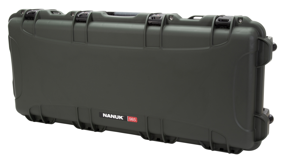 Nanuk 985 Takedown 36" Rifle Case - Olive Resin