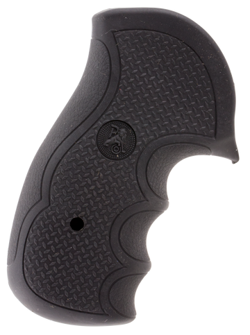 Pachmayr Diamond Pro Grip Diamond Checkering Black Rubber w/ Finger Grooves for Ruger GP100