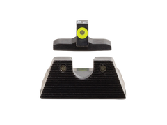 Trijicon HD XR Night Sight Set Green Tritium Yellow Outline Front - Fits H&K VP9/45C/P30/P30L/P30SK