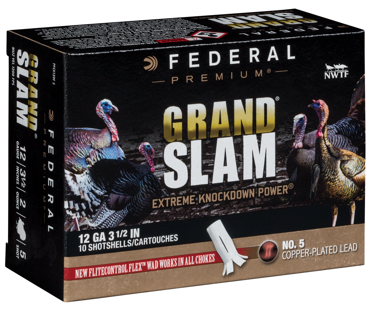 Federal Premium Grand Slam 12 Gauge 3.5" 2oz #5 Shot 10 Rd - Box or Case
