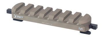Kinetic Development Group Kinect M-LOK 7-Slot Picatinny Rail Section - FDE