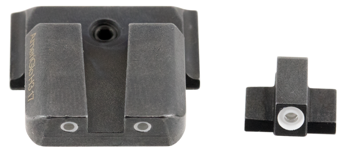 Ameriglo SW801 Classic Tritium Sight Set for Smith & Wesson M&P - Green Tritium White Outline