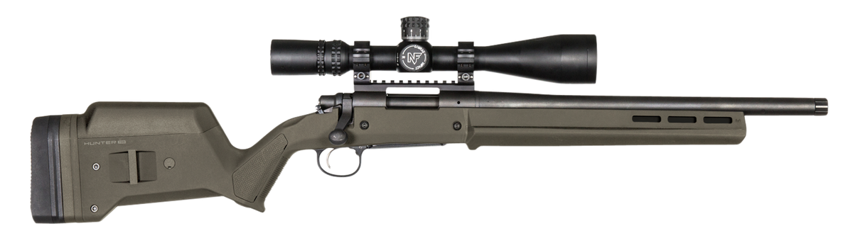 Magpul Industries Hunter 700 Fixed Stock OD Green with Aluminum Bedding & Adjustable Comb - Remington 700 SA