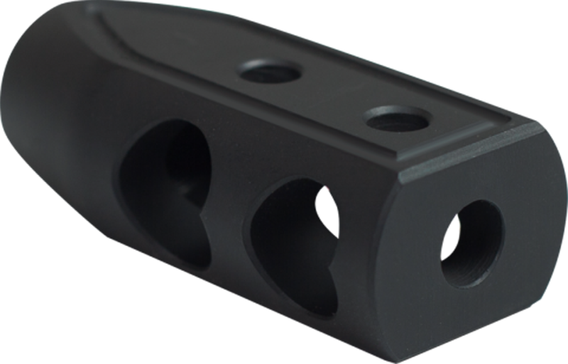 Timber Creek Outdoors Heart Breaker Muzzle Brake 223 Rem/5.56 NATO 1/2"-28 Black Cerakote Aluminum