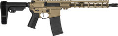 CMMG Banshee MK4 300 Blackout 12.5" 30+1 Semi-Auto AR Pistol - Coyote Tan Cerakote