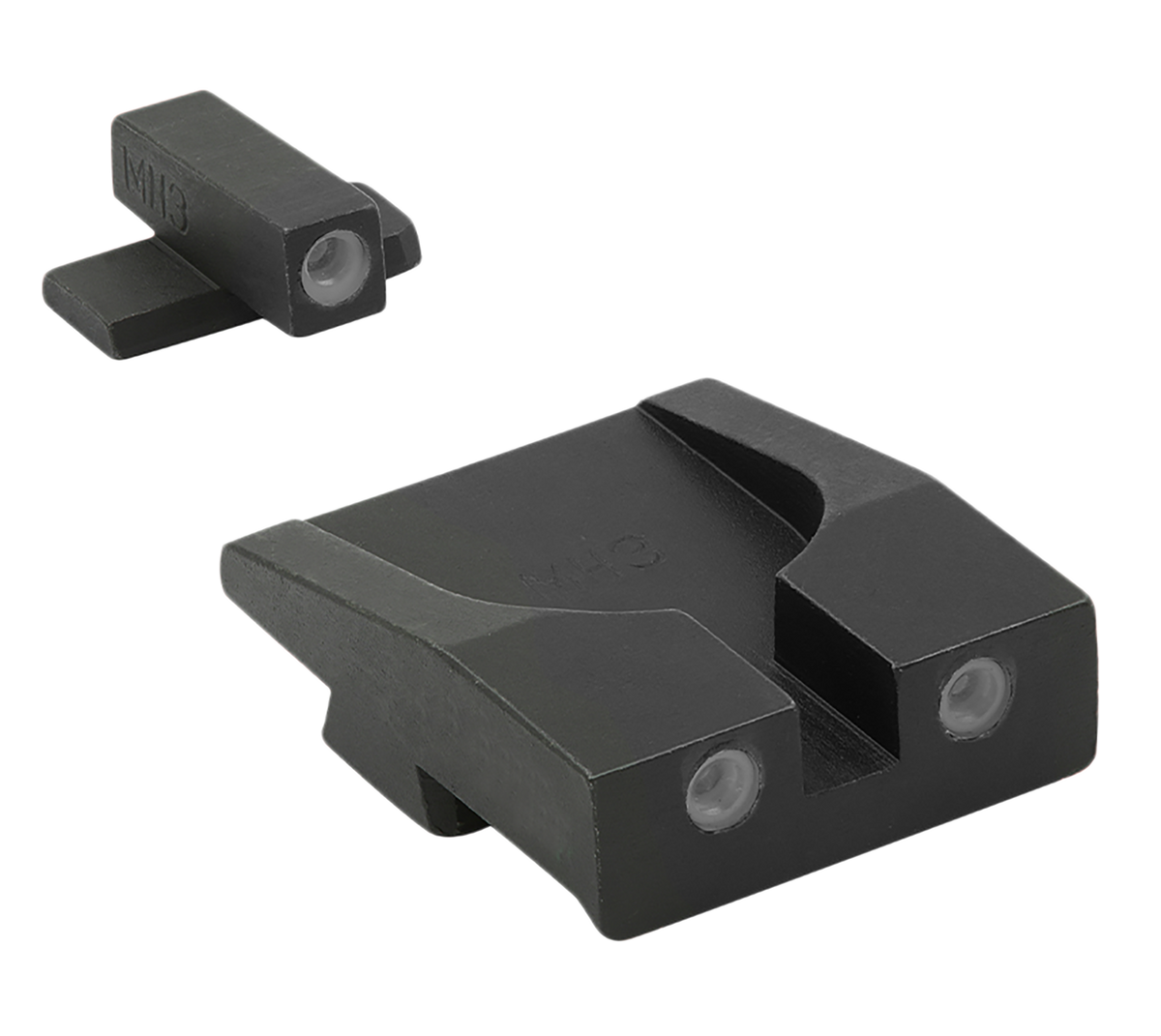 Meprolight Tru-Dot Green Tritium White Outline Sight Set - Springfield XD-M/XD-S (Non OSP)