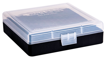 Berry's 87412 Ammo Box 9mm Luger,380 ACP 100rd Clear Lid w/Black Bottom