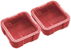 Magpul Industries DAKA Bins 2x2 Red Polymer - 2-Pack
