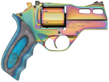 Chiappa Firearms Rhino 30DS Nebula 357 Mag 3" 6-Shot DA/SA Revolver - Rainbow PVD