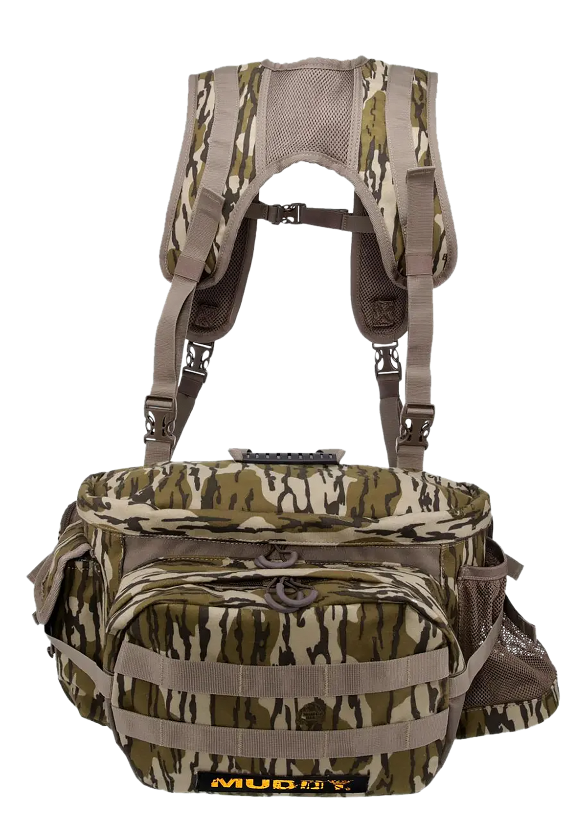 Muddy Pro Lumbar 500 Pack Mossy Oak Bottomland Polyester Hunting Backpack