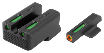 TruGlo TFX Pro 1911 Novak .260/.500 Green Tritium Fiber Optic Sight Set