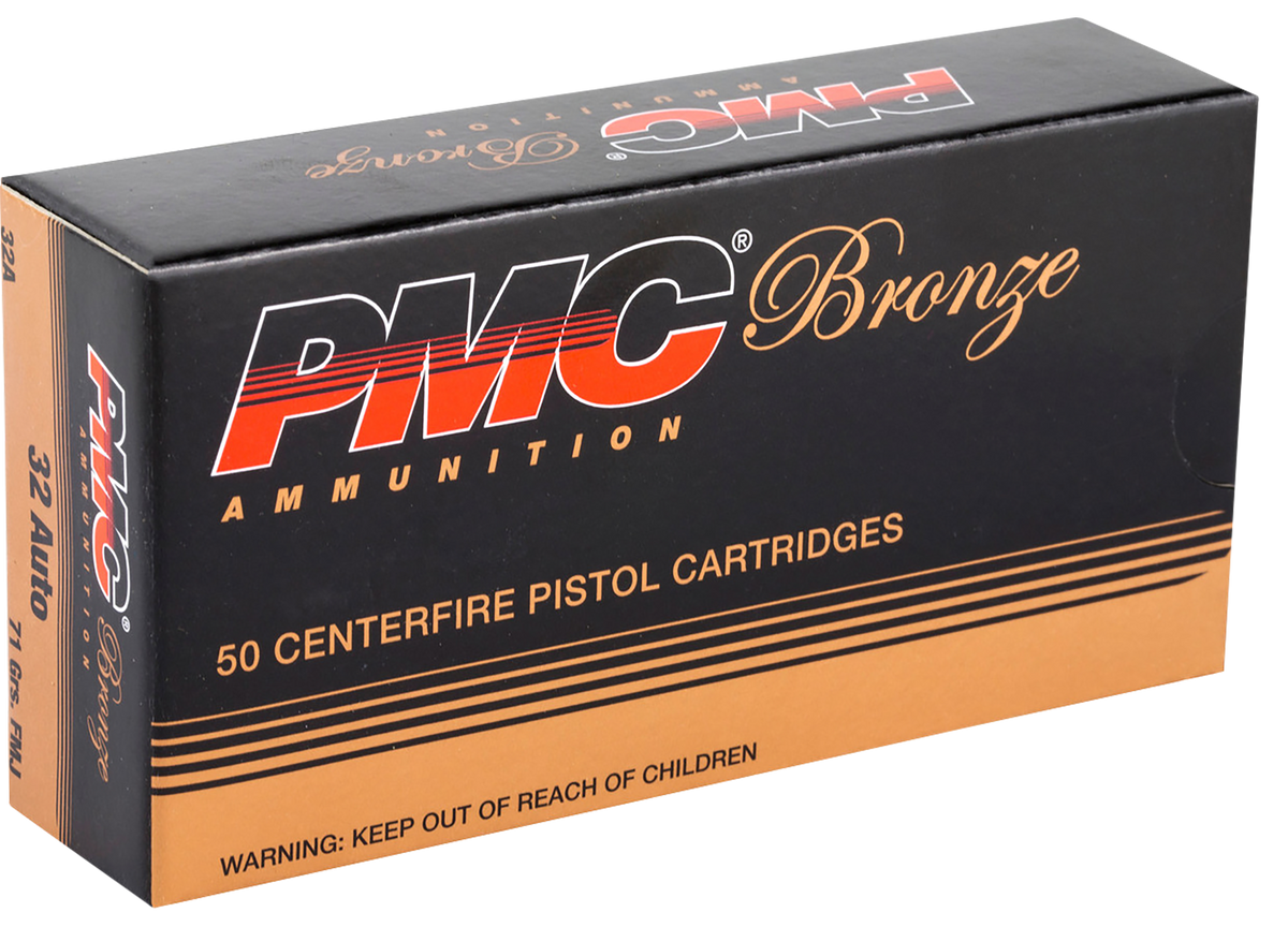 PMC 32A Bronze 32 ACP 71gr Full Metal Jacket - Box or Case