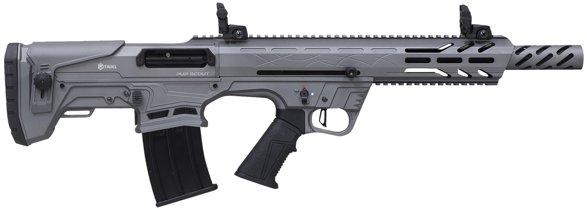 Citadel Pup Scout 12 Gauge 18.5" 5+1 Semi-Auto Shotgun - Gray