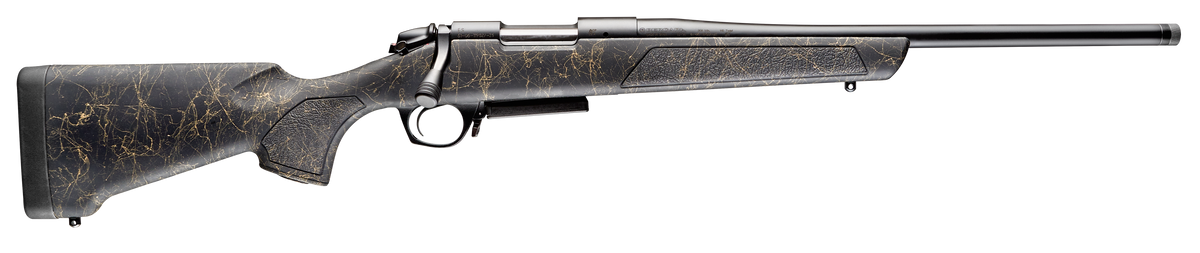 Bergara Rifles B-14 Stoke 7mm-08 Rem 20" 4+1 Bolt-Action Rifle - Graphite Black Cerakote Threaded Barrel, Black/Tan Synthetic Stock